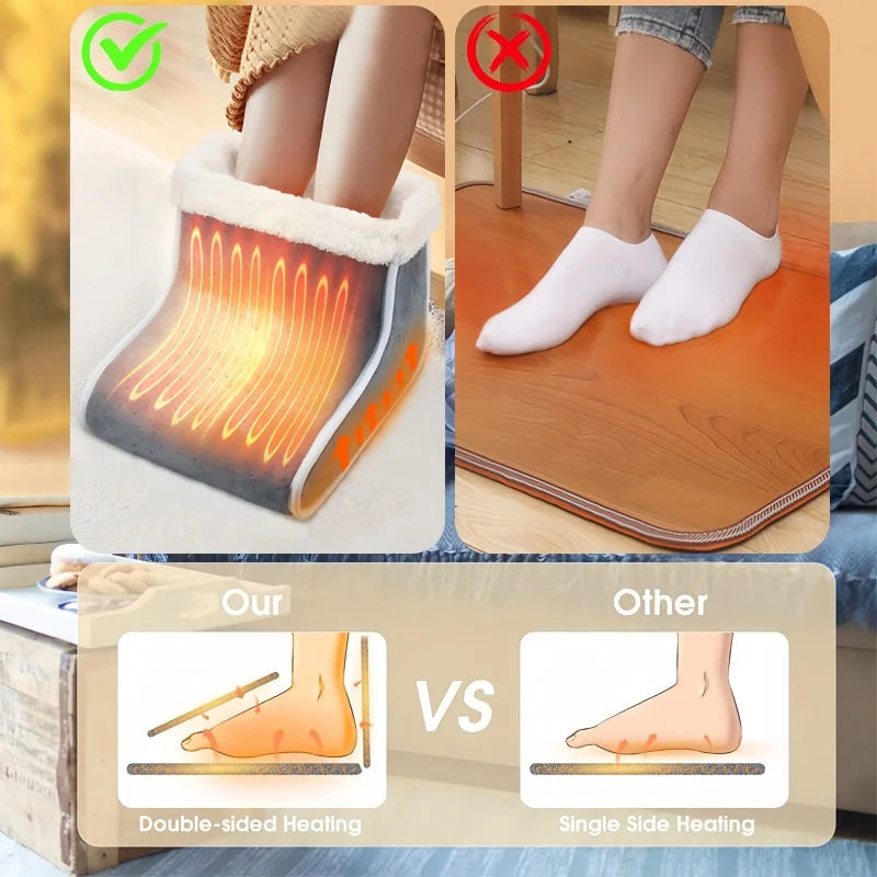 Foot Heating Pad – Washable Heated Foot Warmer for Ultimate Comfort in Cold Weather