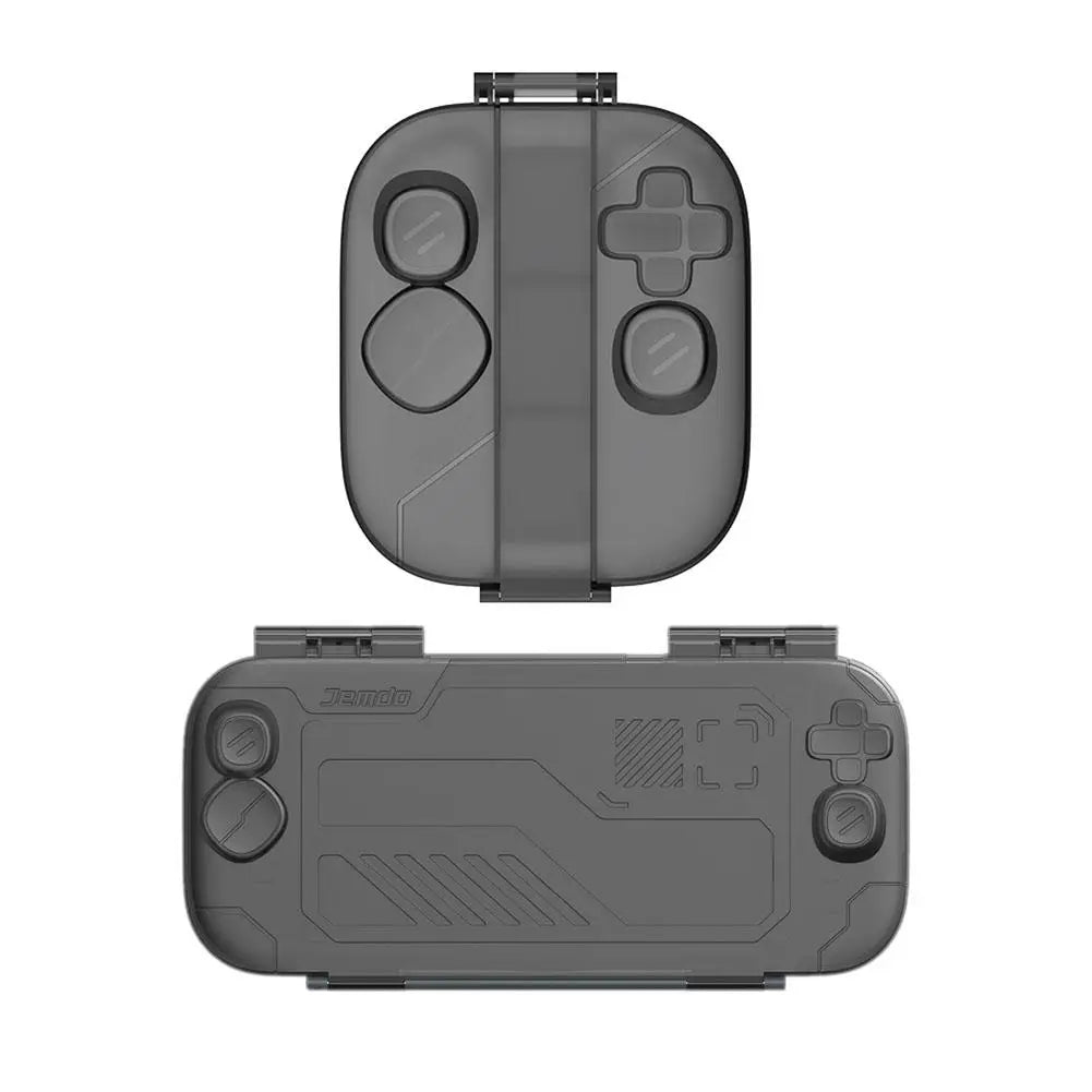 Switch2 Gamepad Storage Box – Transparent Grey Protective Case with Joystick Guard & Precise Fit