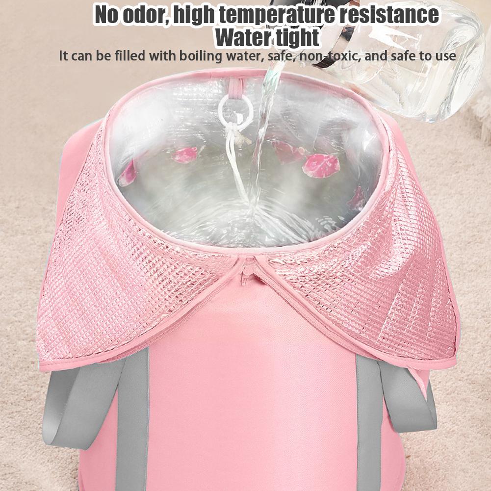 Foldable Foot Bath Bag – Portable Spa Basin for Relaxation, Camping, Fishing & Travel Use