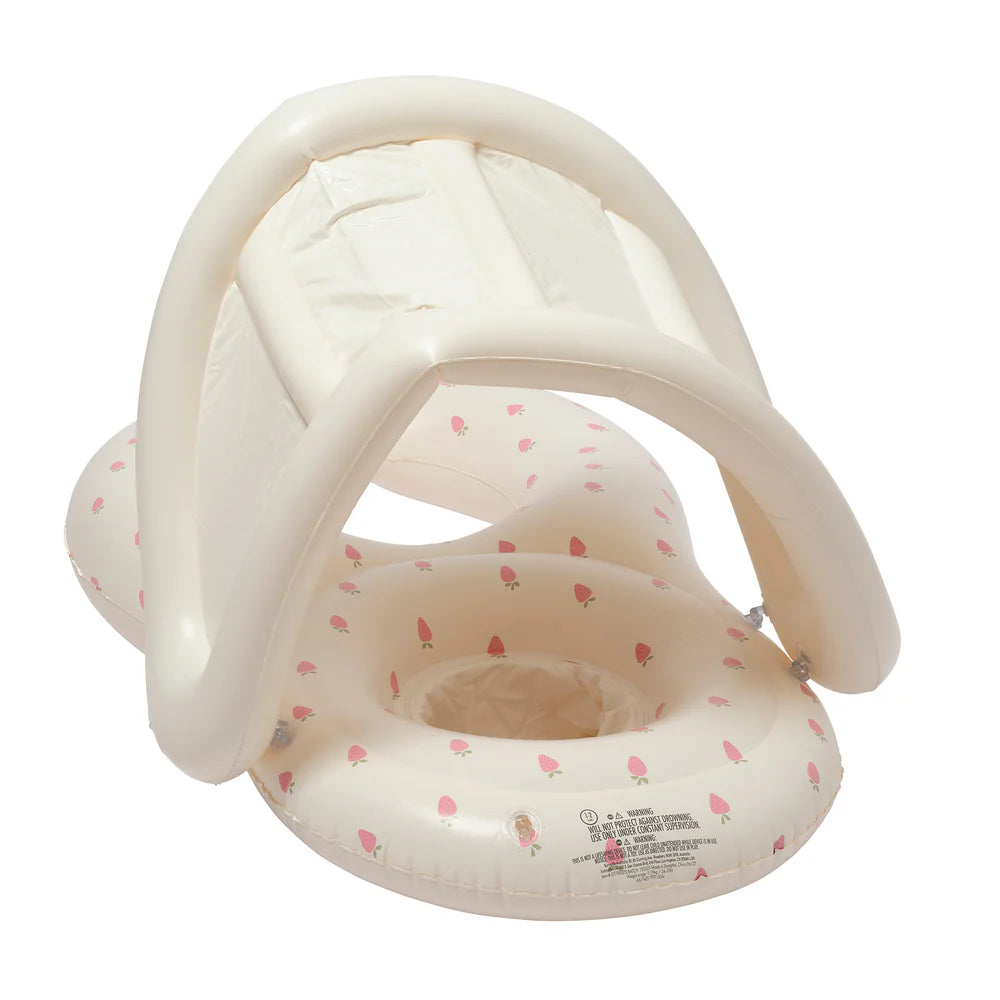 Baby Pool Seat | Removable Sunshade Canopy | Soft Support Design | For 11–15 kg Babies