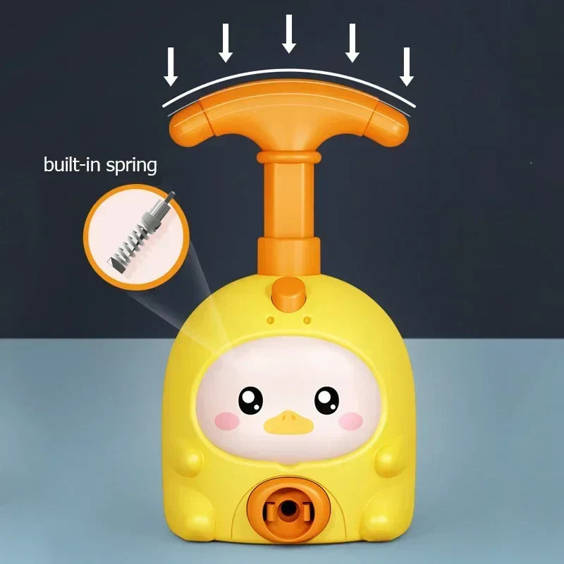 Cute Animal Design Air-Powered Balloon Launcher – Fun Science Toy | Battery-Free | Inspire Kids’ Hands-On Learning & Scientific Curiosity