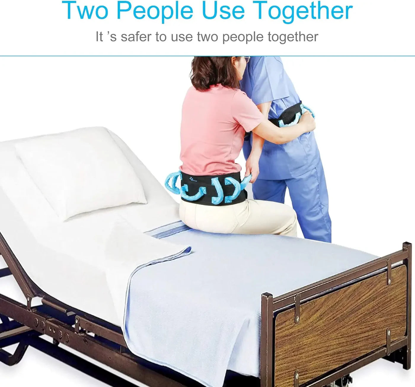 Rehabilitation Transfer Belt – Elderly Standing & Gait Assistance | Patient Lift & Support Belt