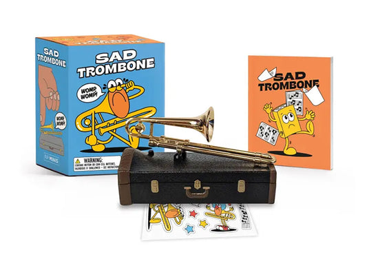 Sad Trombone Desktop Toy – Mini Trombone with Sound Effect