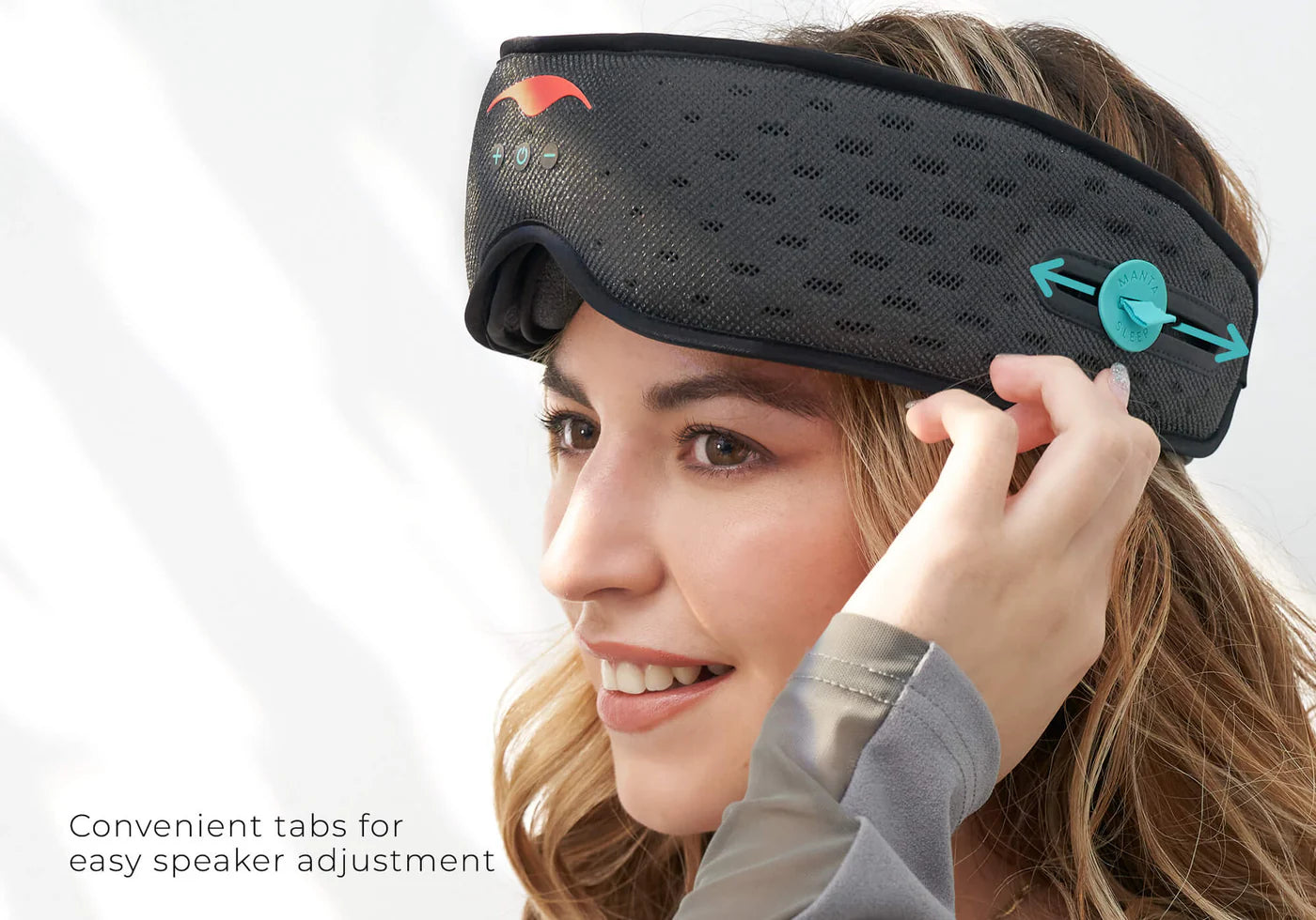 Bluetooth Sleep Mask – 100% Blackout & Side-Sleeper Friendly