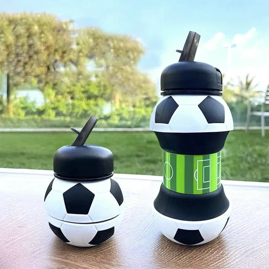 Multi-Functional Foldable Soccer Water Cup – Portable Design | Foldable and Easy to Store, Perfect for Sports and Outdoor Use