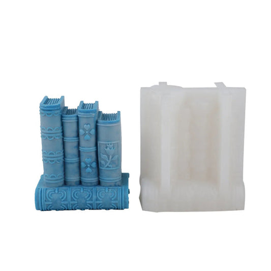 Classic Book Stack Candle Mold – Create Elegant Literary-Inspired Candles