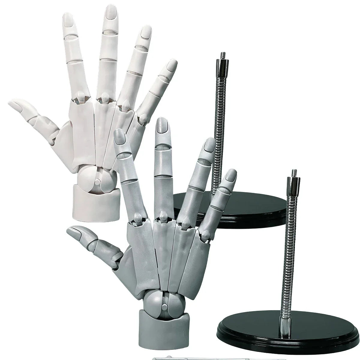 Multi-Posed Articulated Hand Model for Drawing & Sculpting – Flexible Joints | Essential Anatomical Reference Tool for Artists