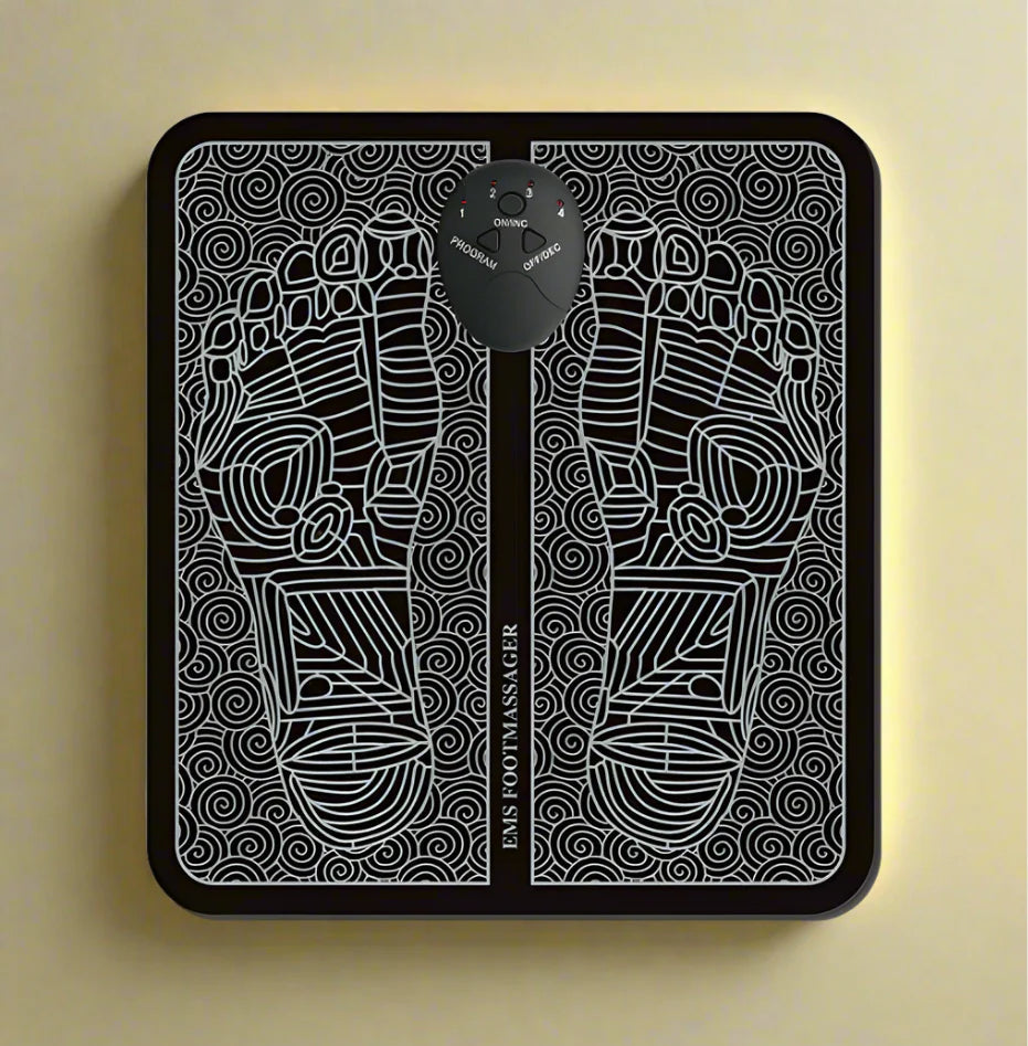 Foot Massage Mat – Pulse Smart Massage Pad | Home Foot Therapy Machine with Remote Control