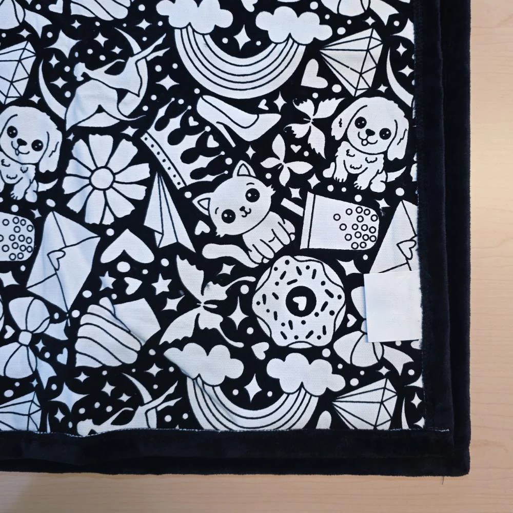 Color-Your-Own Blanket – DIY Creative Fleece Throw  Cozy Sherpa Backing