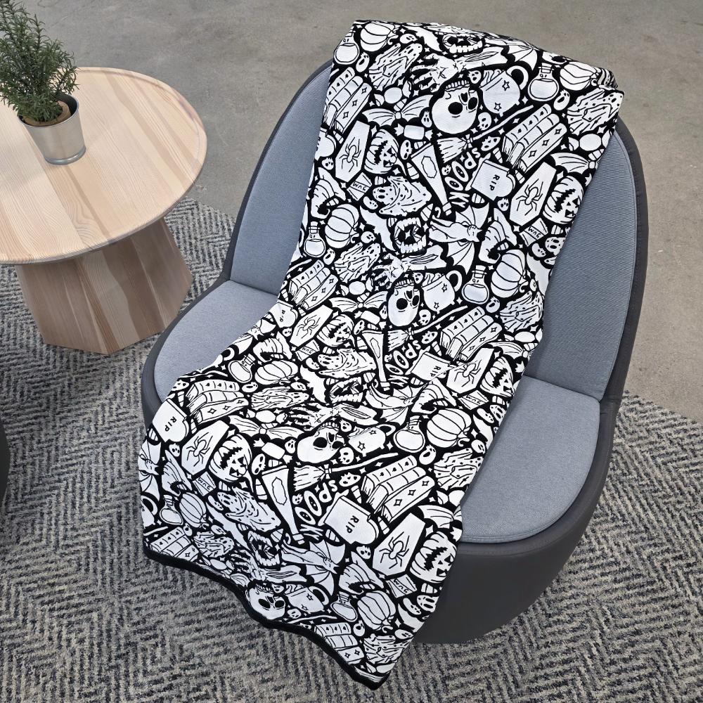 Color-Your-Own Blanket – DIY Creative Fleece Throw  Cozy Sherpa Backing