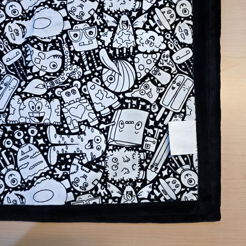 Color-Your-Own Blanket – DIY Creative Fleece Throw  Cozy Sherpa Backing