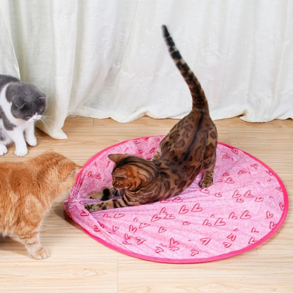 Automatic Cat Toy Ball with Play Mat – Interactive Fun for Cats