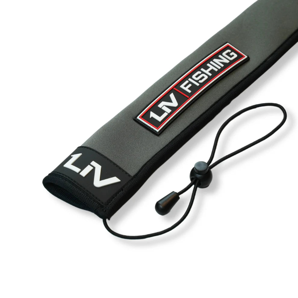 Neoprene Fishing Rod Sleeve with Adjustable Reel Strap – Protects Rods from Scratches