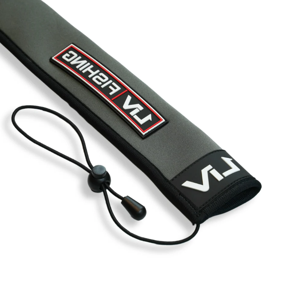 Neoprene Fishing Rod Sleeve with Adjustable Reel Strap – Protects Rods from Scratches