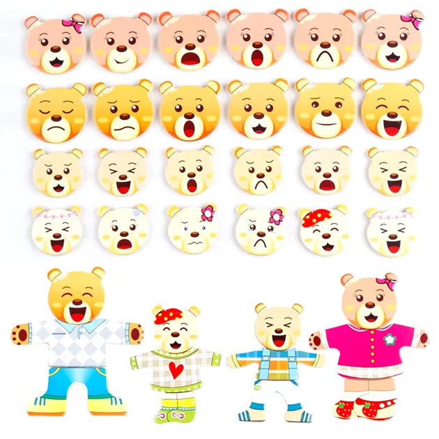 Wooden Dress-Up Puzzle Set – Unlock Endless Dress-Up Fun and Spark Imagination