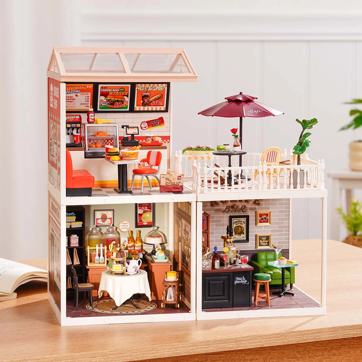 Fun DIY 3D Miniature Assembly Model  for Bedroom and Study