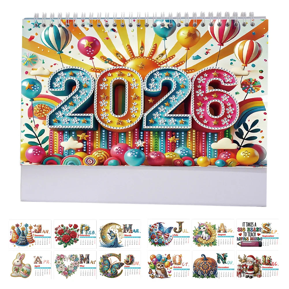 Diamond Painting Calendar Set – Sparkling DIY Craft Kit