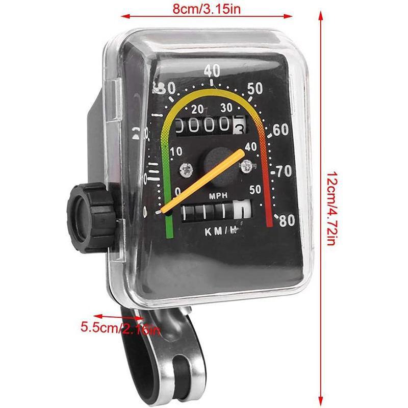 Aluminum Alloy Analog Bicycle Speedometer and Odometer – Accurate, Durable, and Waterproof