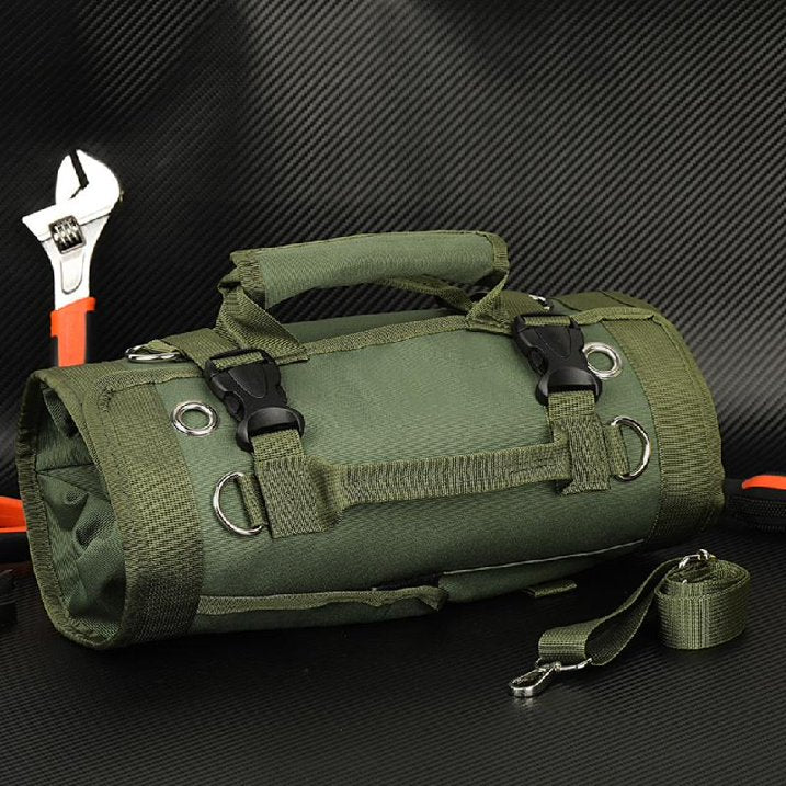 Portable Roll Up Pouch Storage Bag – Durable Organizer for Carpenters and Contractors
