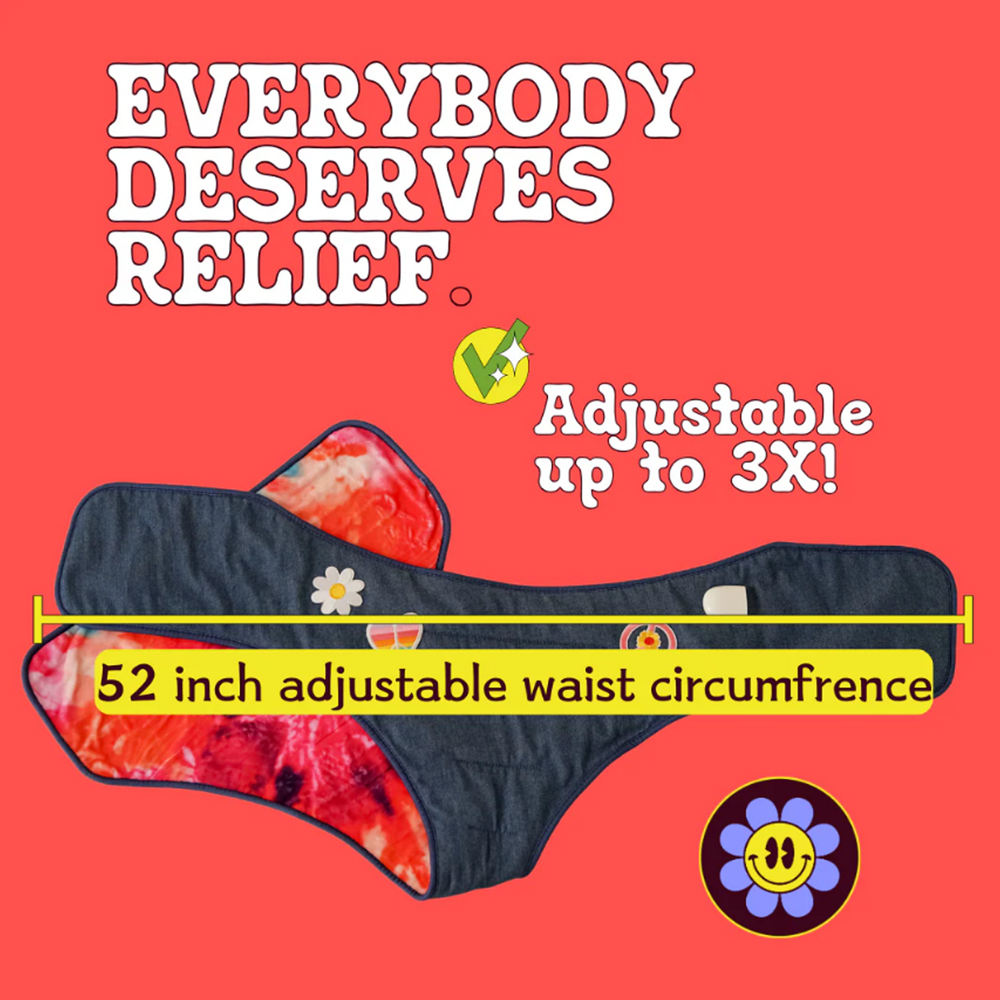 Heated underwear can warm the uterus