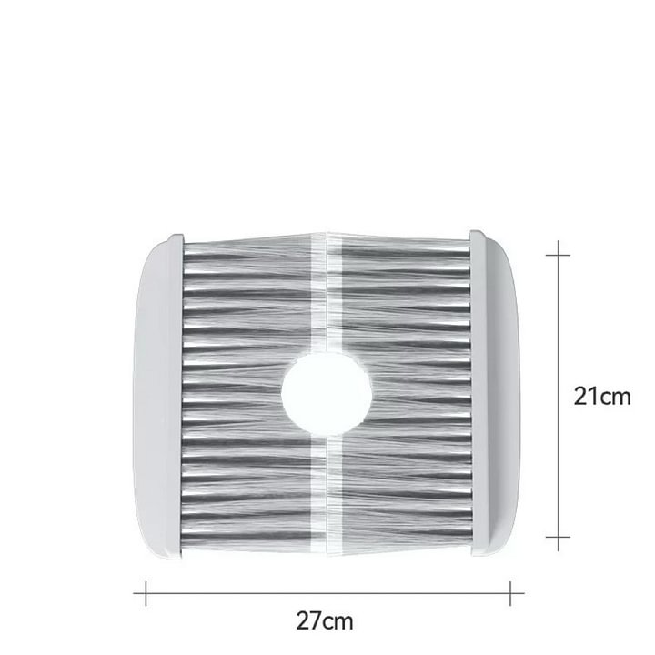 Cat litter box hair filter door