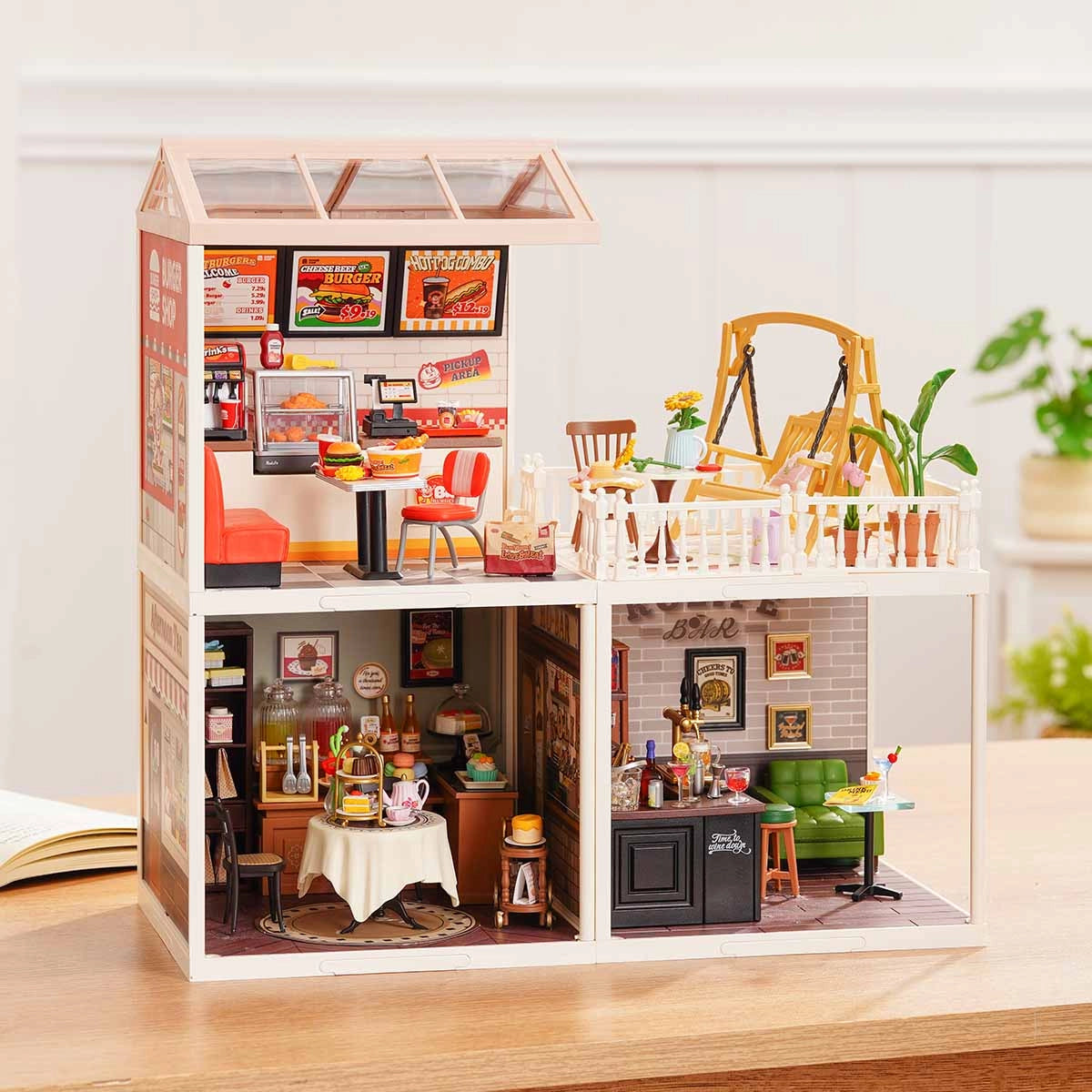 Fun DIY 3D Miniature Assembly Model  for Bedroom and Study