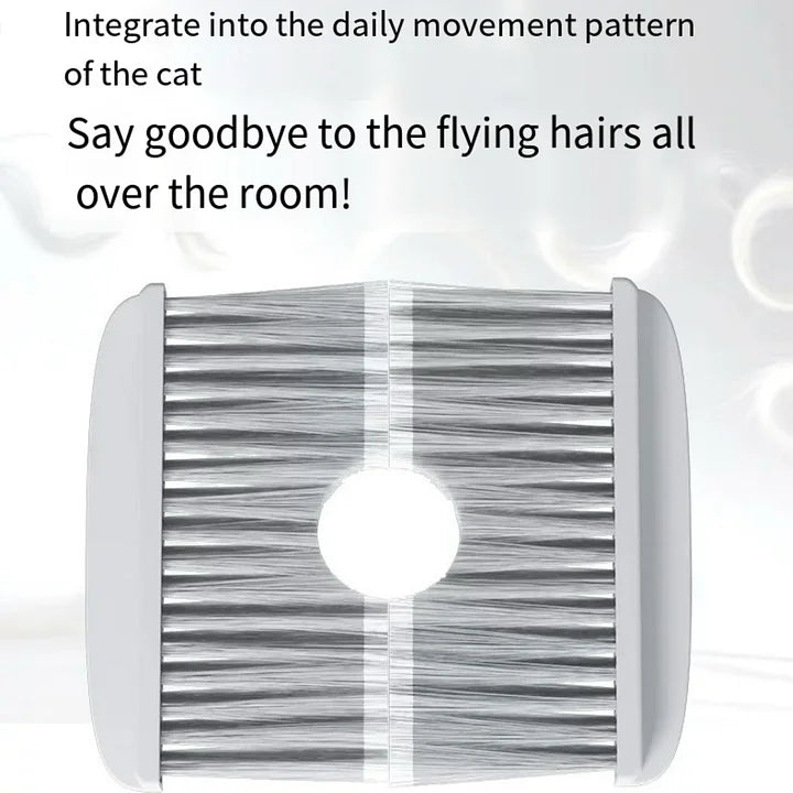 Cat litter box hair filter door