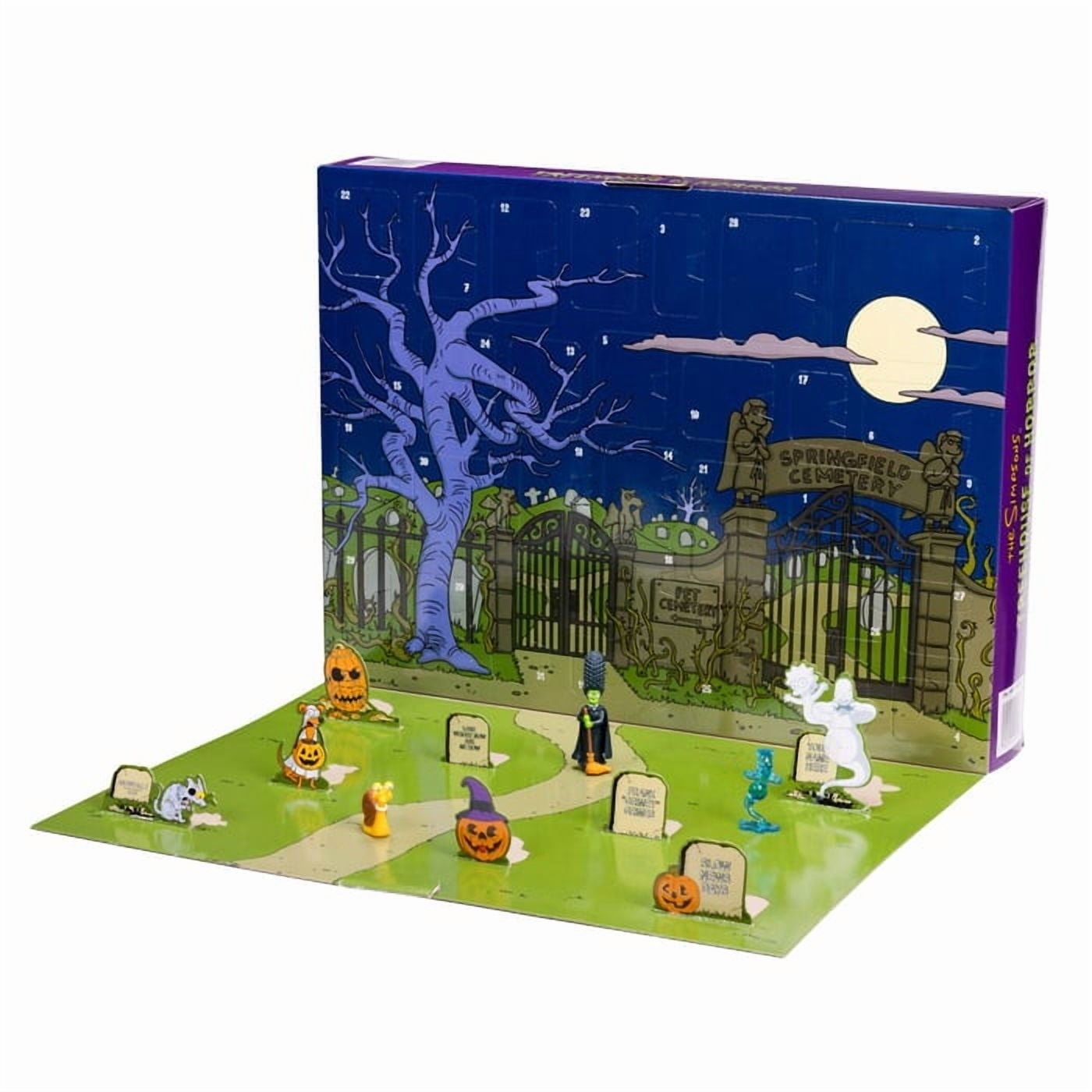 The Simpsons Treehouse of Horror 31-Day Advent Calendar – Halloween Countdown with Mini Collectible Figures