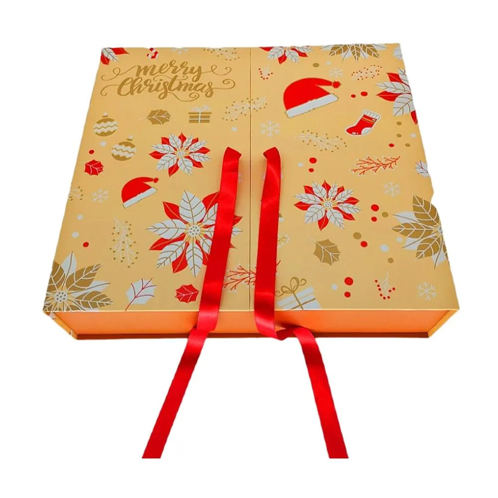 24 Pcs Fillable Christmas Countdown Calendar Boxes – Empty Advent Gift Boxes for Holiday Surprises