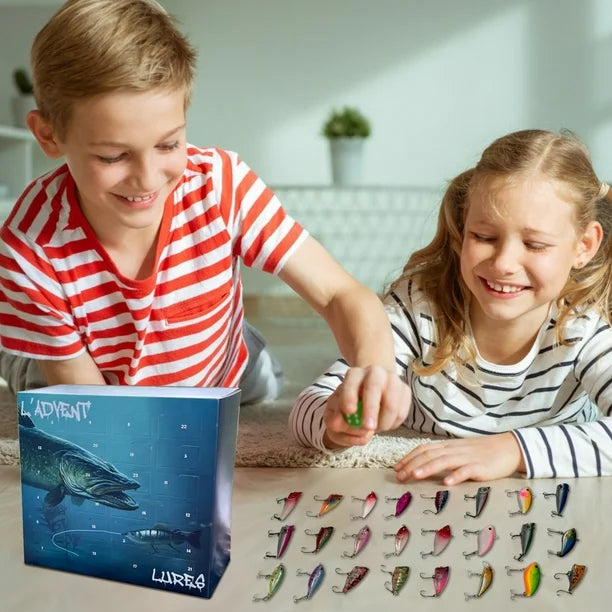 Fishing Advent Calendar – Lure Gift Set for Christmas, Perfect Holiday Gift for Anglers