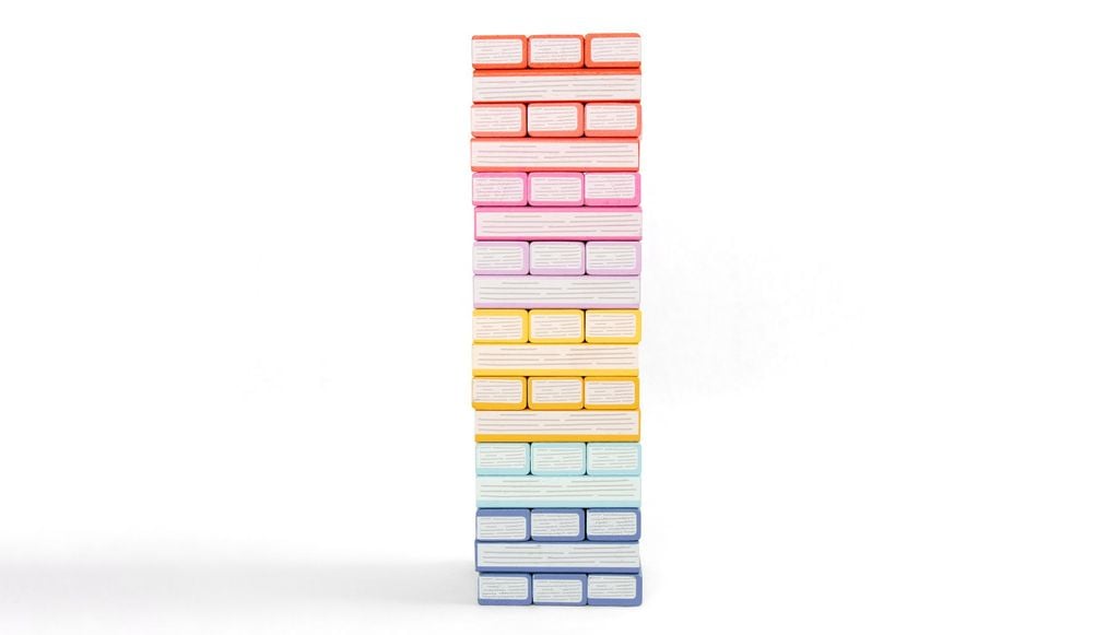 Book Stack Balance Game – Classic Wooden Stacking Fun