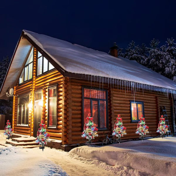 Solar Christmas Tree Stake Lights
