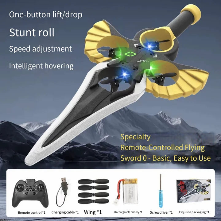 Flying Sword Gesture Control Drone – RC Aircraft Toy for Kids