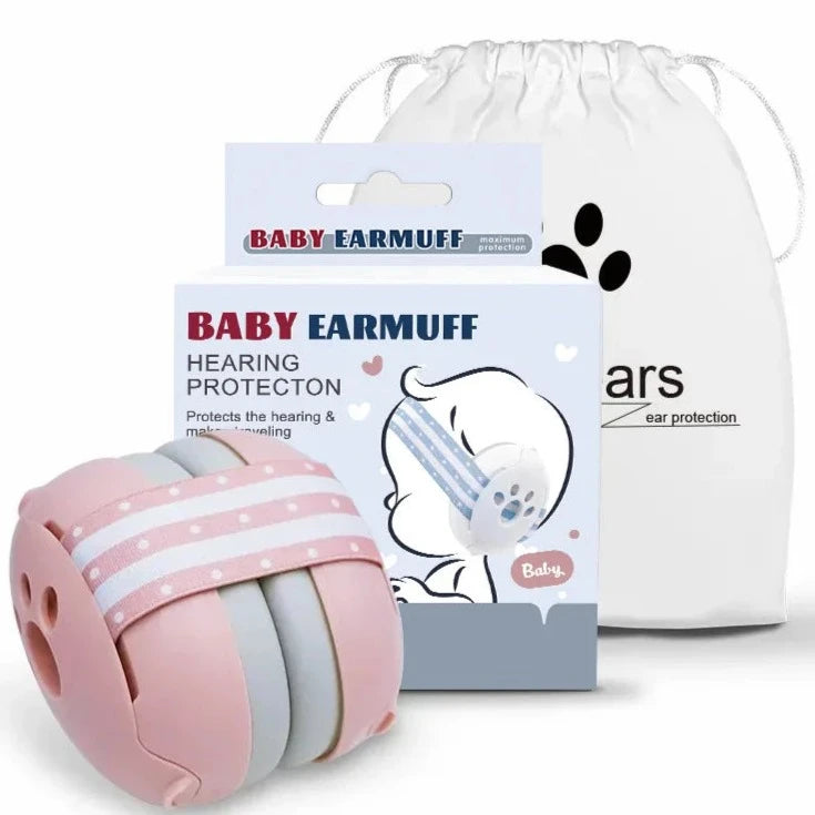 Baby Noise Cancelling Headphones – Comfortable Earmuffs for Delicate Baby Ears