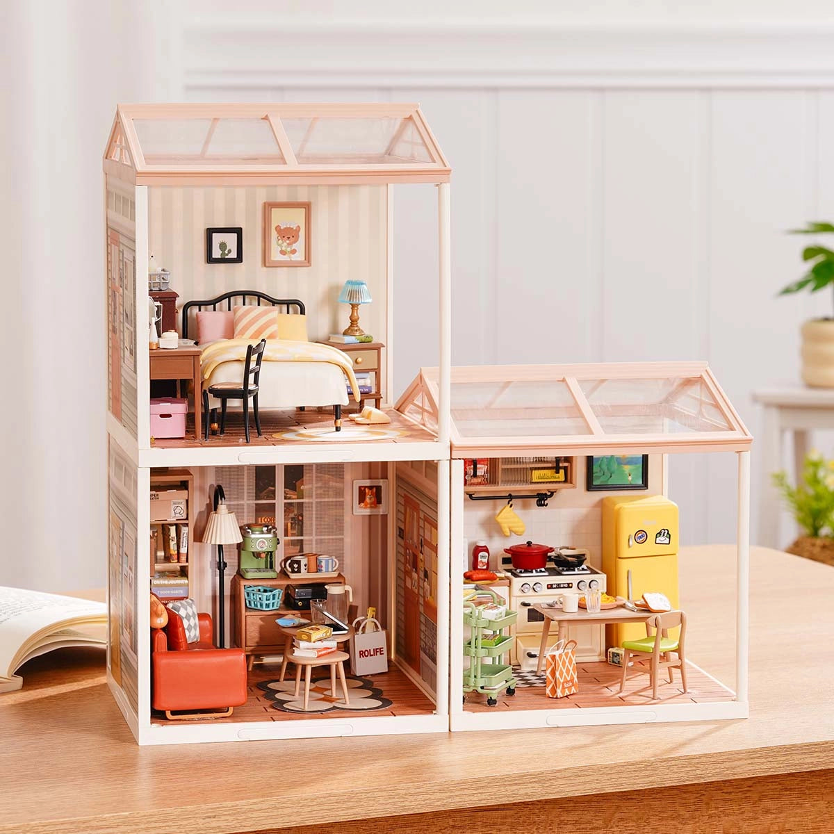 Fun DIY 3D Miniature Assembly Model  for Bedroom and Study