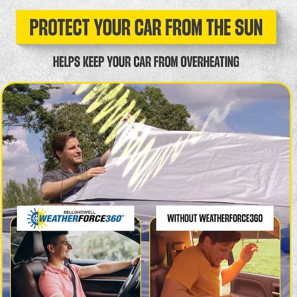 Reversible All-Season Windshield Cover – Heat & Snow Protection Made Easy