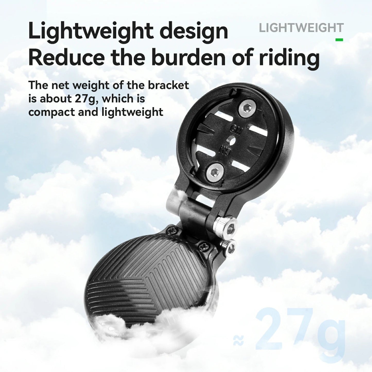 Adjustable Headphone Cover Bike Computer Mount – Compact and Durable