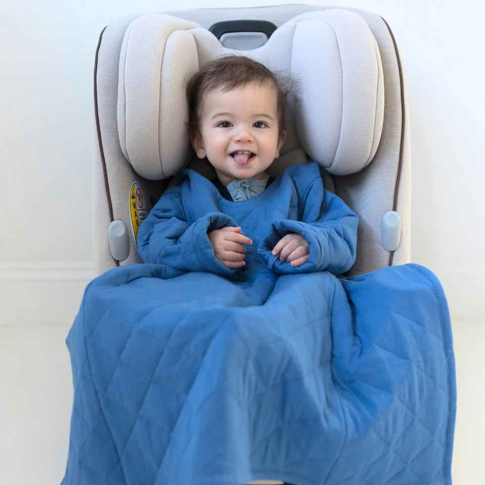 Baby Car Seat Blanket | CPST Certified Safety Design | Insulated Bamboo Layer