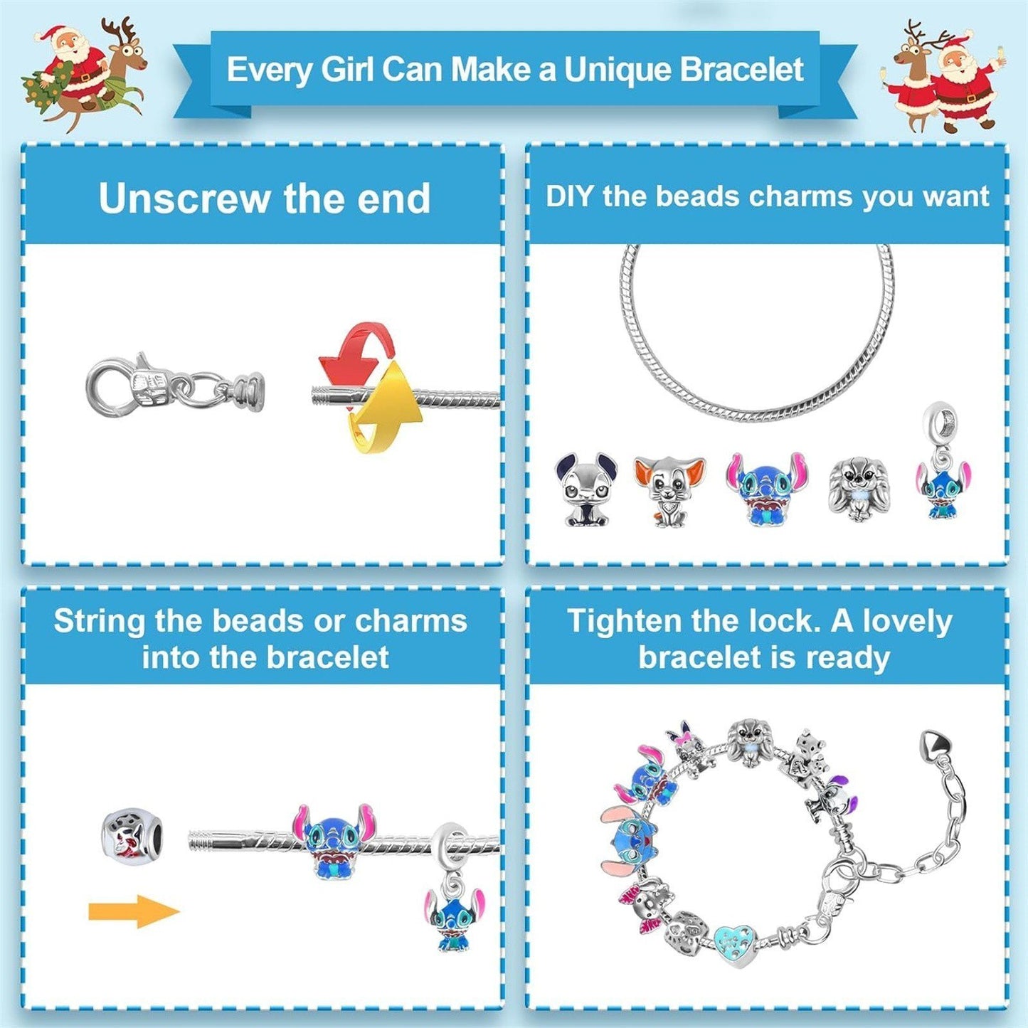 Charm Advent Calendar – 2 Bracelets & 24 Surprise Charms