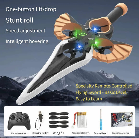 Flying Sword Gesture Control Drone – RC Aircraft Toy for Kids