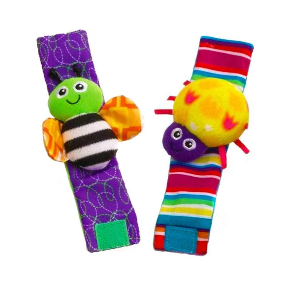 Baby Rattle Socks & Wrist Rattles – Developmental Sensory Toys for Infants