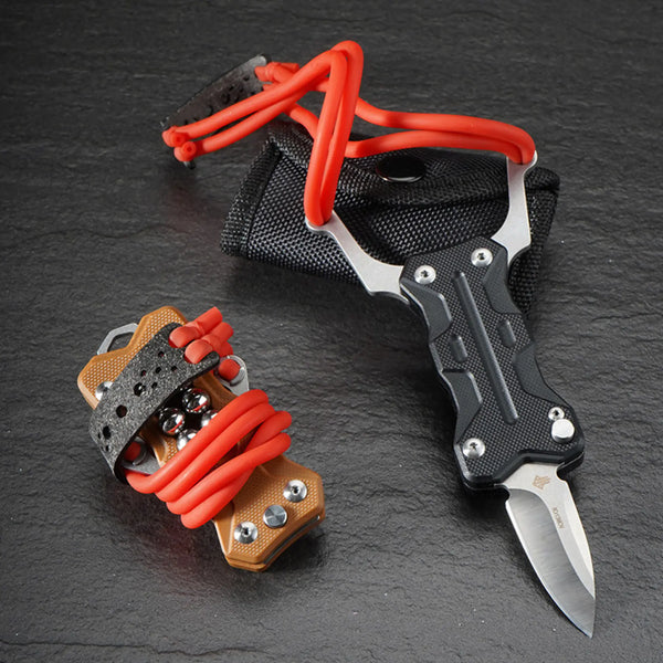 Outdoor Slingshot Folding Knife | Stainless Steel Blade for Ultimate Durability and Precision