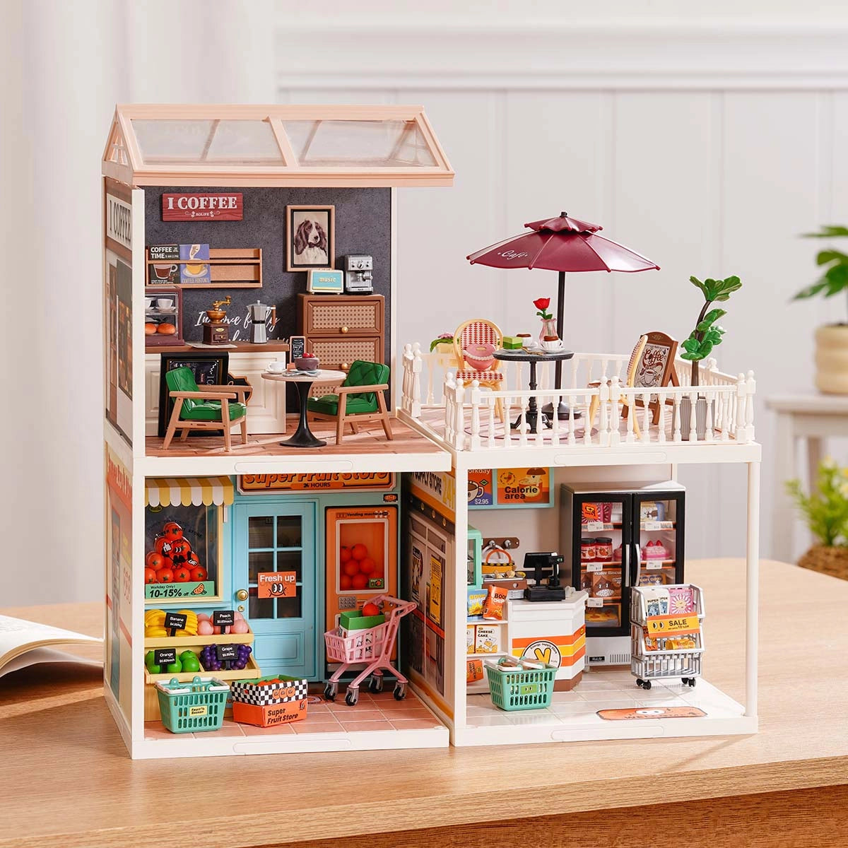 Fun DIY 3D Miniature Assembly Model  for Bedroom and Study