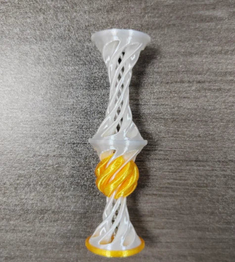 3D Printed Spiral Stress Relief Toy | Ejectable Decompression Toy for Focus & Fun
