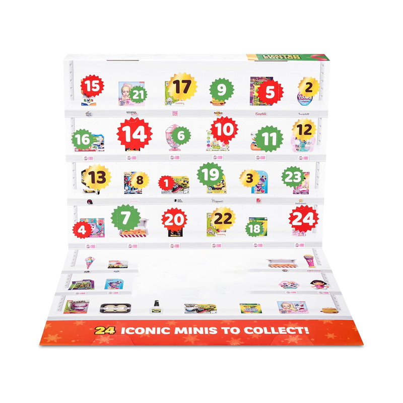24 Days Christmas Advent Calendar – Mini Figurine Toy Set | Fun Holiday Gift for Kids Ages 3+