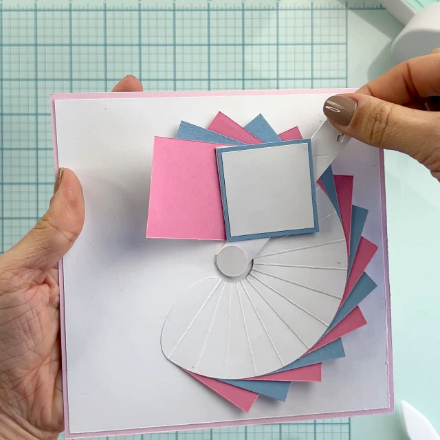 Round Waterfall Craft Dies – Steel Cutting Mold Set for Paper and Card Projects