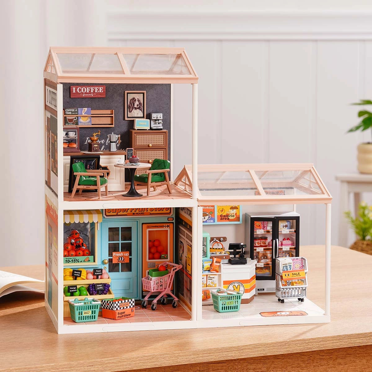 Fun DIY 3D Miniature Assembly Model  for Bedroom and Study