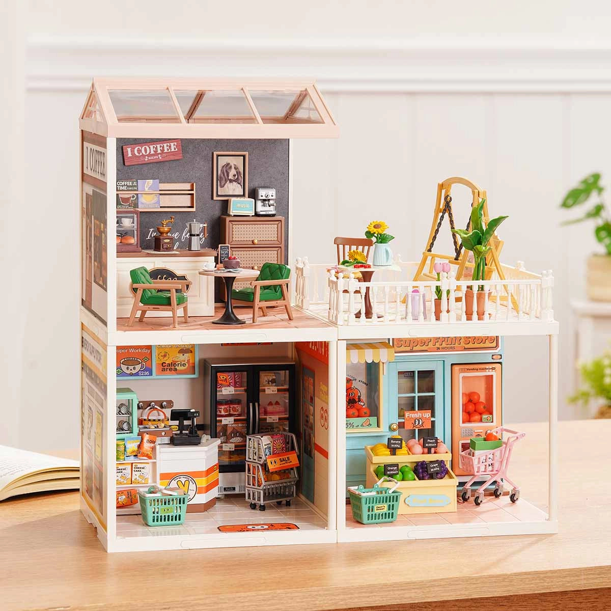 Fun DIY 3D Miniature Assembly Model  for Bedroom and Study