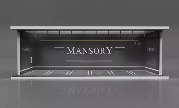 1/64 3D Parking Garage Model – LED Light Display Scene for Car Collectibles