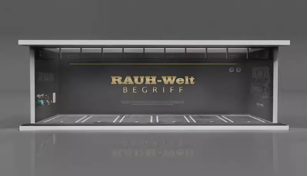 1/64 3D Parking Garage Model – LED Light Display Scene for Car Collectibles